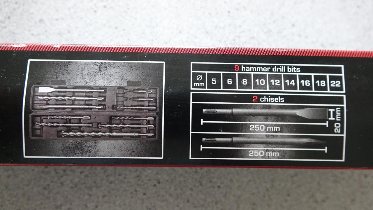 Klopboormachine boorset 3 / 5 stuks 600 mm /1000 mm (nieuw)