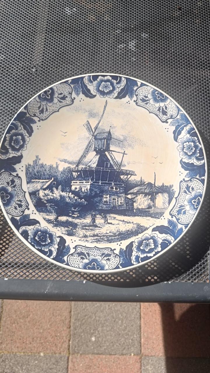 Delfts blauwe borden