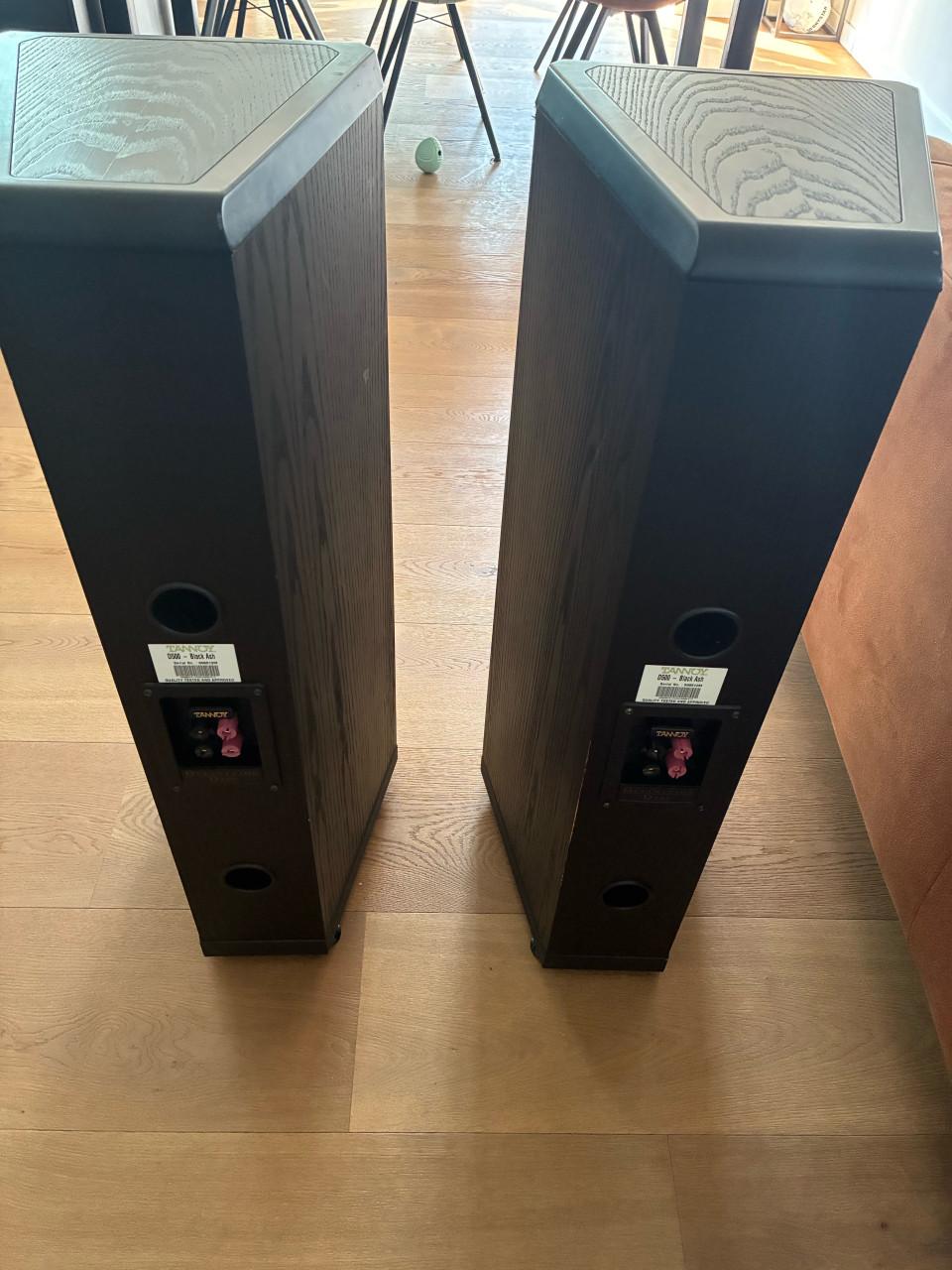 Tannoy Definition D500 speakers Black Ash met grilles