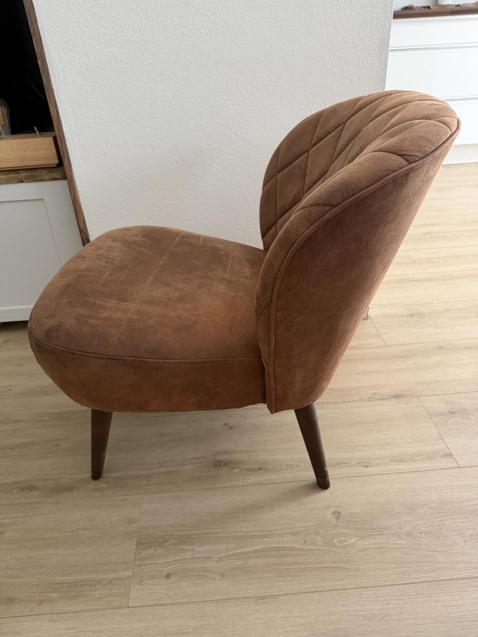 Fauteuil bruin