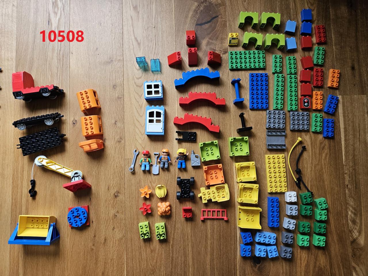 Grote hoeveelheid Duplo trein, 3 sets bij elkaar