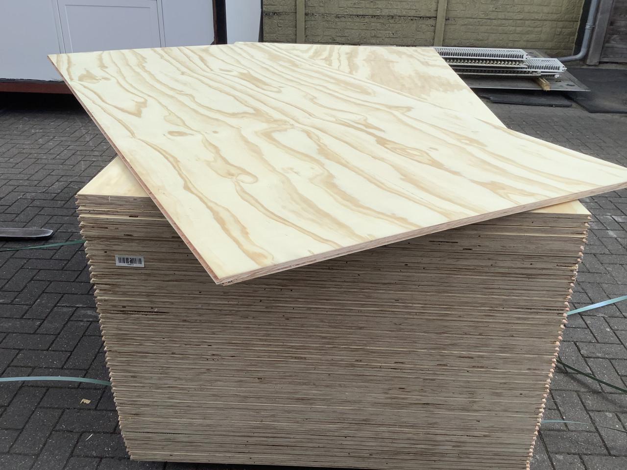 Nieuwe zichtwerk Underlayment platen 18mm 122x244 mes en groef