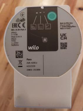 Cv pomp WILO nieuw