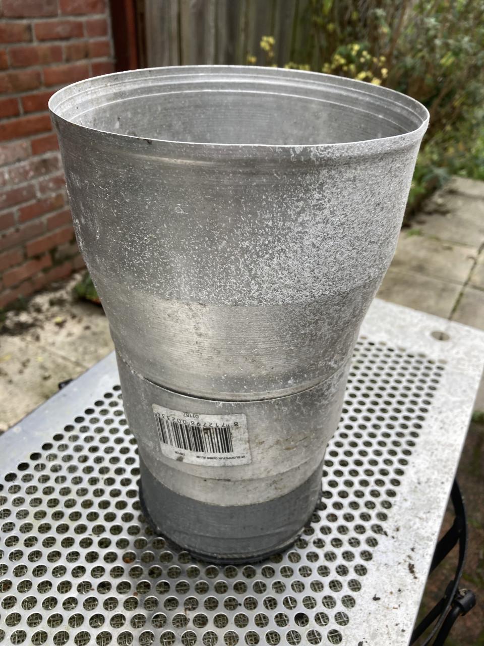 Aluminium verloopstukken voor afvoer (bad)geiser