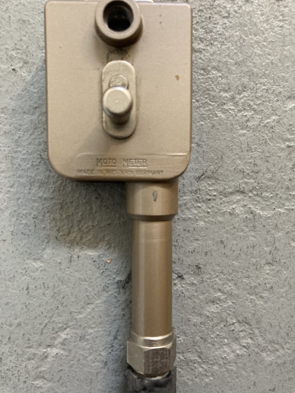 Compressiemeter Benzinemotor Moto Meter in kist