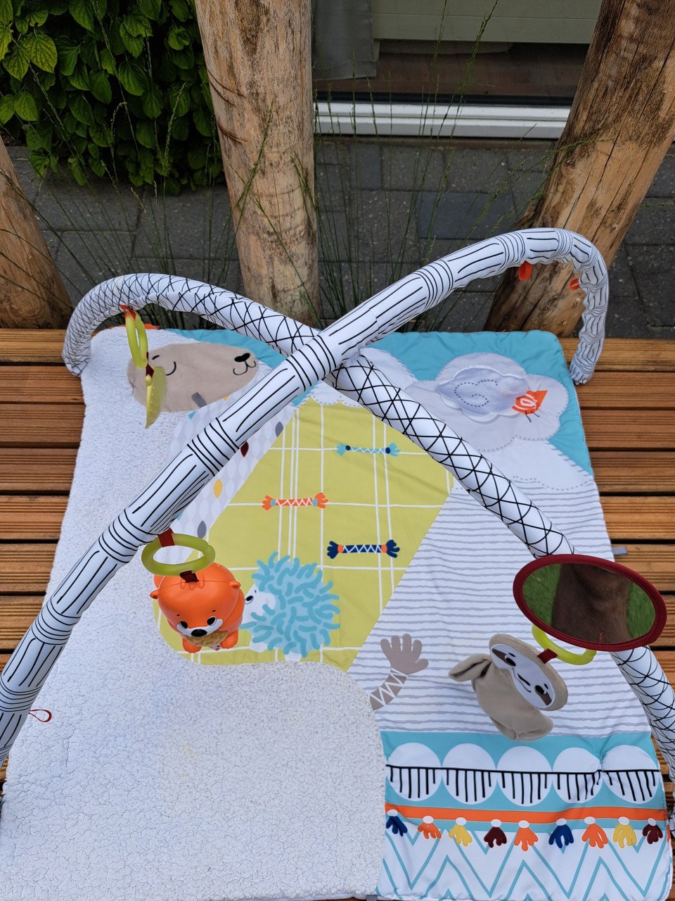 Babygym speelmat met speelgoed