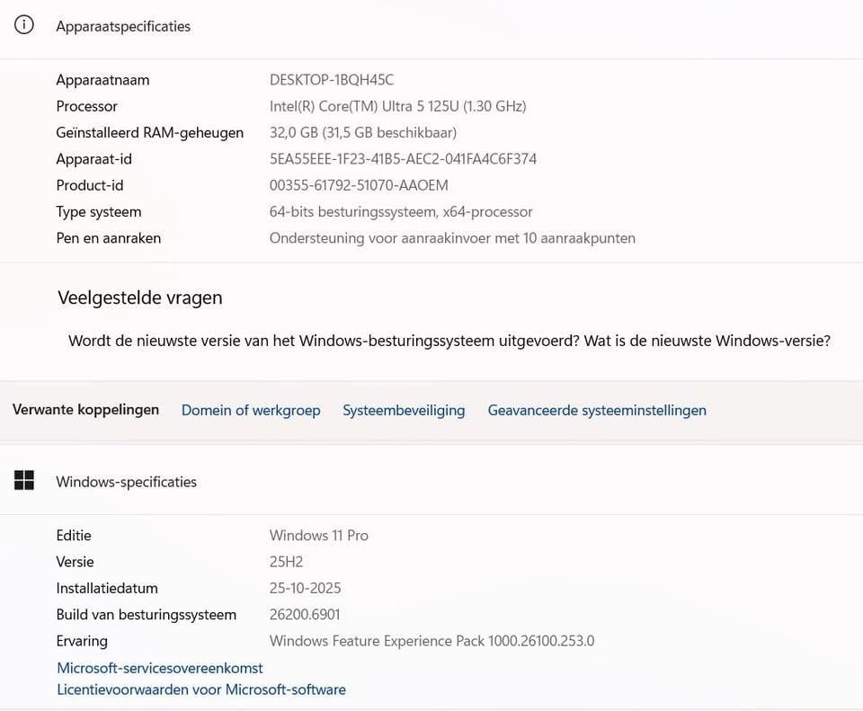 HP Elitebook 660 G11 met 32 gb DDR5