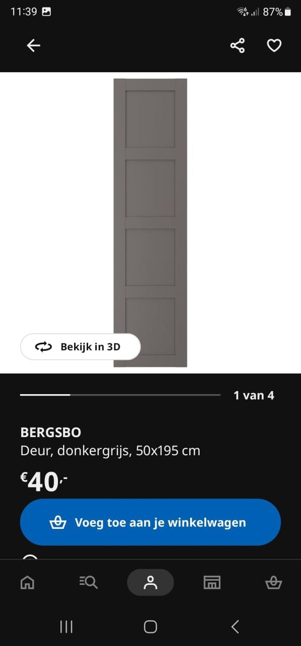Kledingkast PAX/BERGSBO