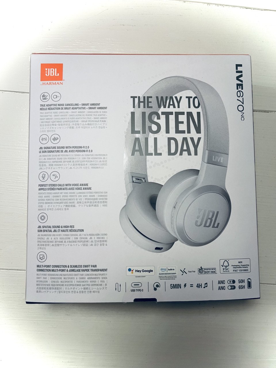 JBL Live 670NC Koptelefoon
