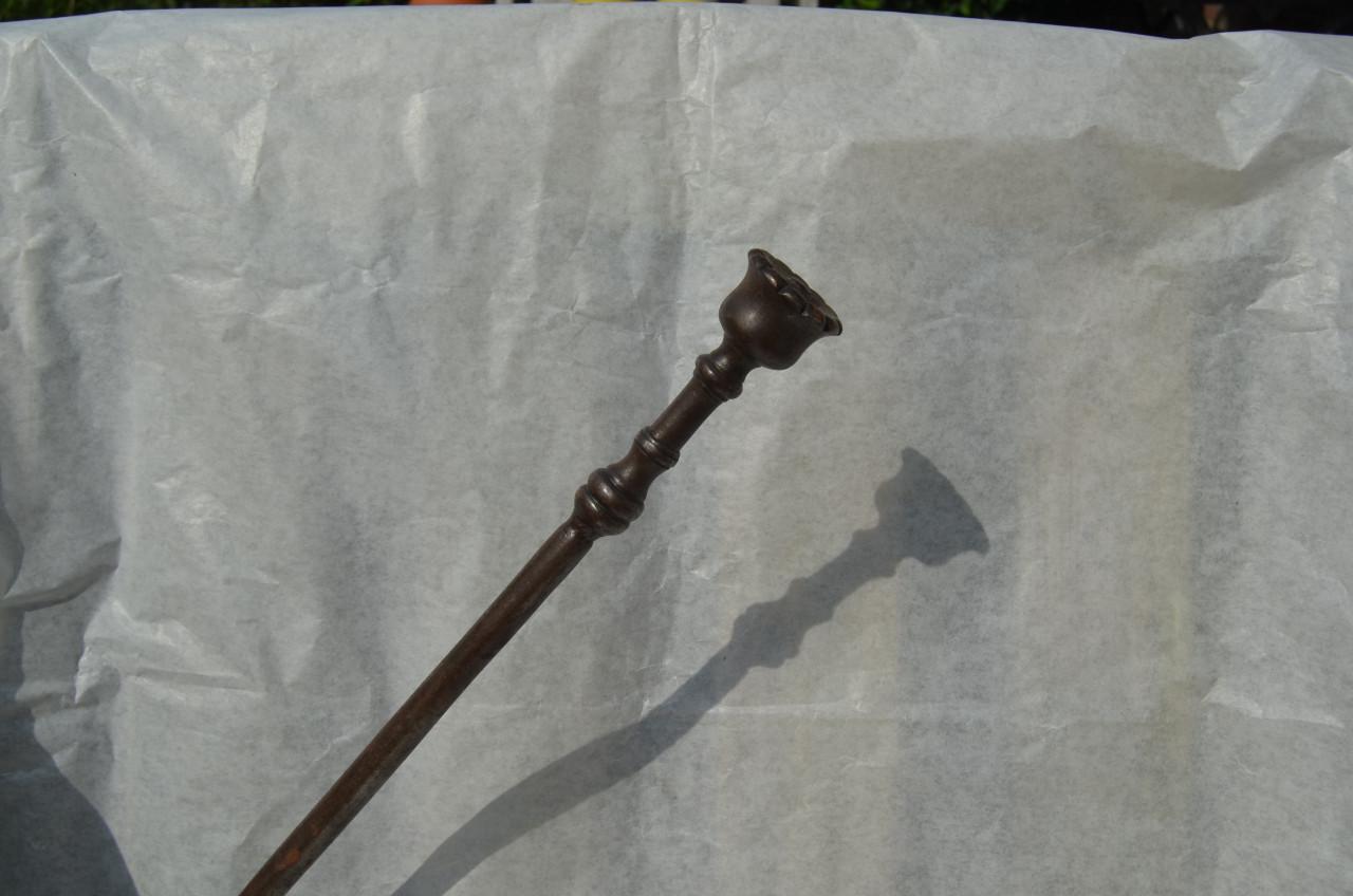 2 Smeedijzeren scheppen 19e eeuw Vuurschep Schuimspaan