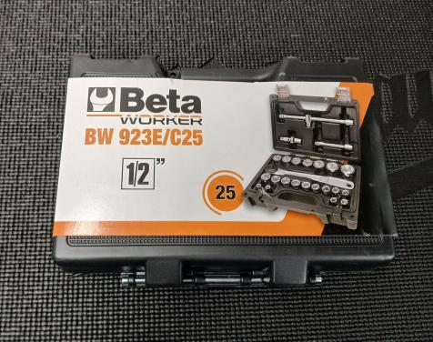 Beta BW 923E/C25 Dopsleutelset | 1/2 Inch | 25-Delig