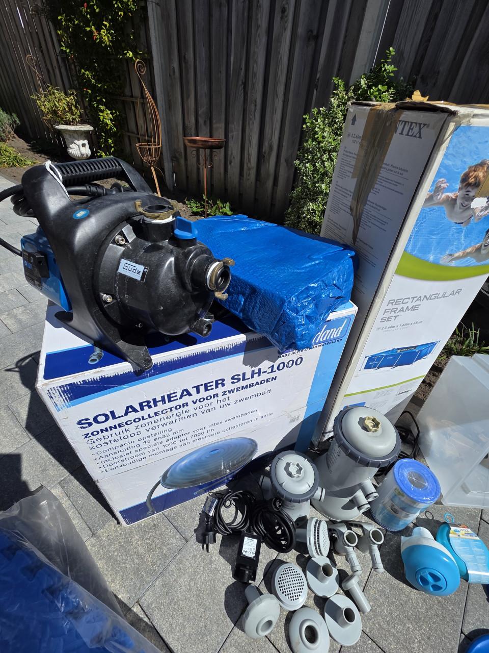 🌞 Zwembad met Complete Set – Direct klaar voor gebruik! 🏊‍♂️  T