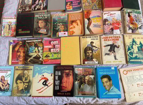 Grote partij boeken te koop
