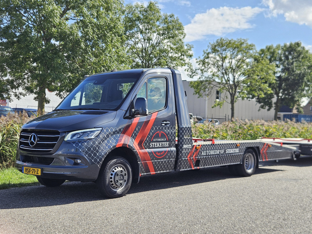 Mercedes-Benz Sprinter +aanhanger 519 cdi v6 autotransporter *combinatiepri