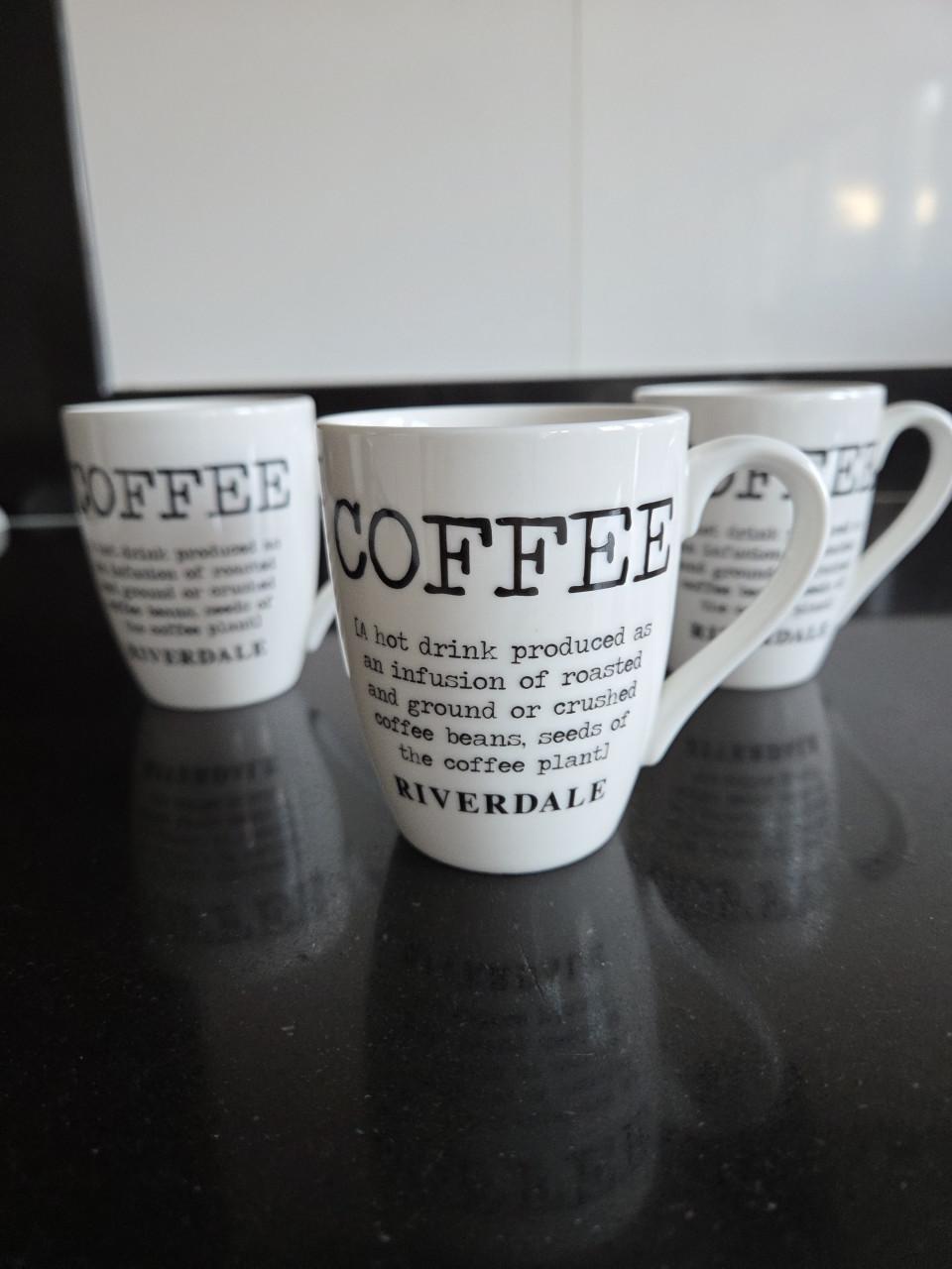 Riverdale koffie kopjes