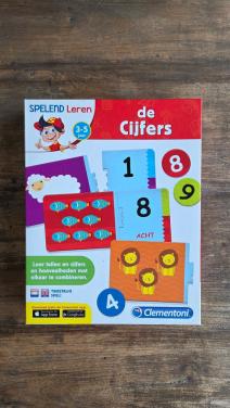 🎈Spelend Leren: de Cijfers. 3 - 5 jaar. Tweetalig; Nederlands en Engels.