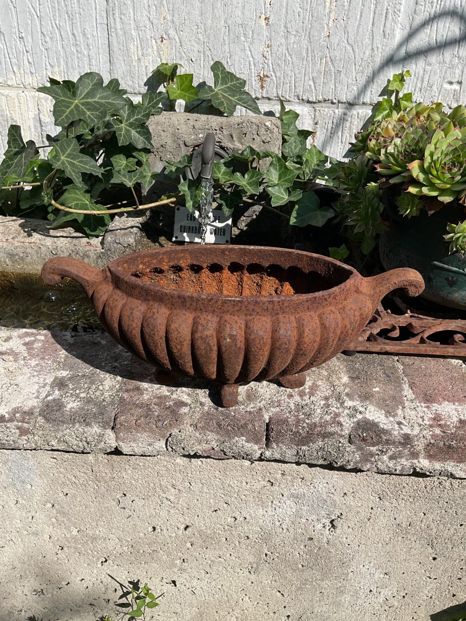 Gietijzeren jardinière