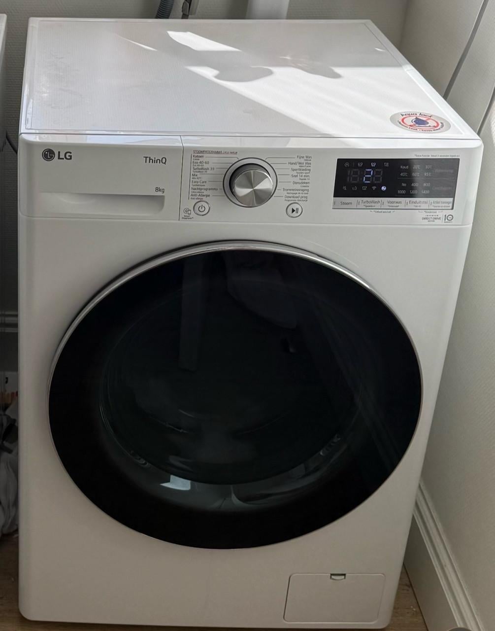 LG ThinQ wasmachine 8 kg