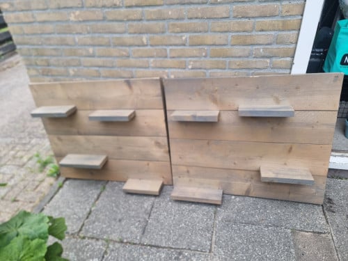 2 wandrekken stijgerhout