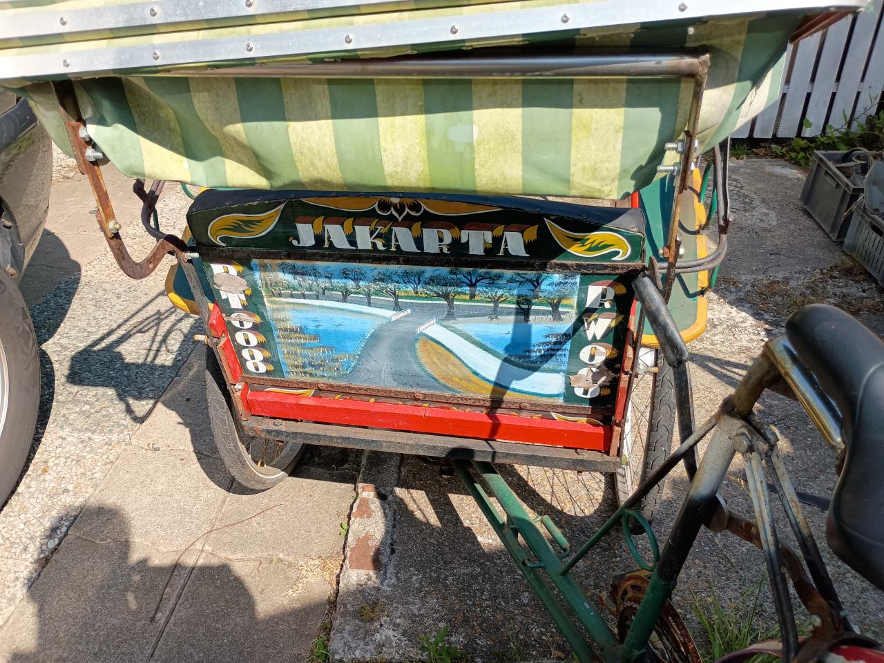 Riksja Indonesische fiets