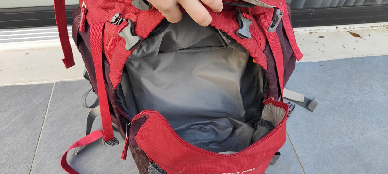 Backpack 55+15 liter