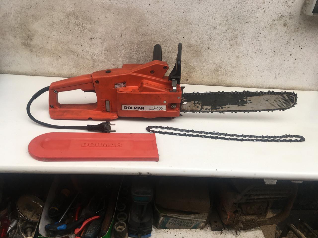 Elektrische kettingzaag dolmar es 160 zaagblad 35 cm goede zaagketting