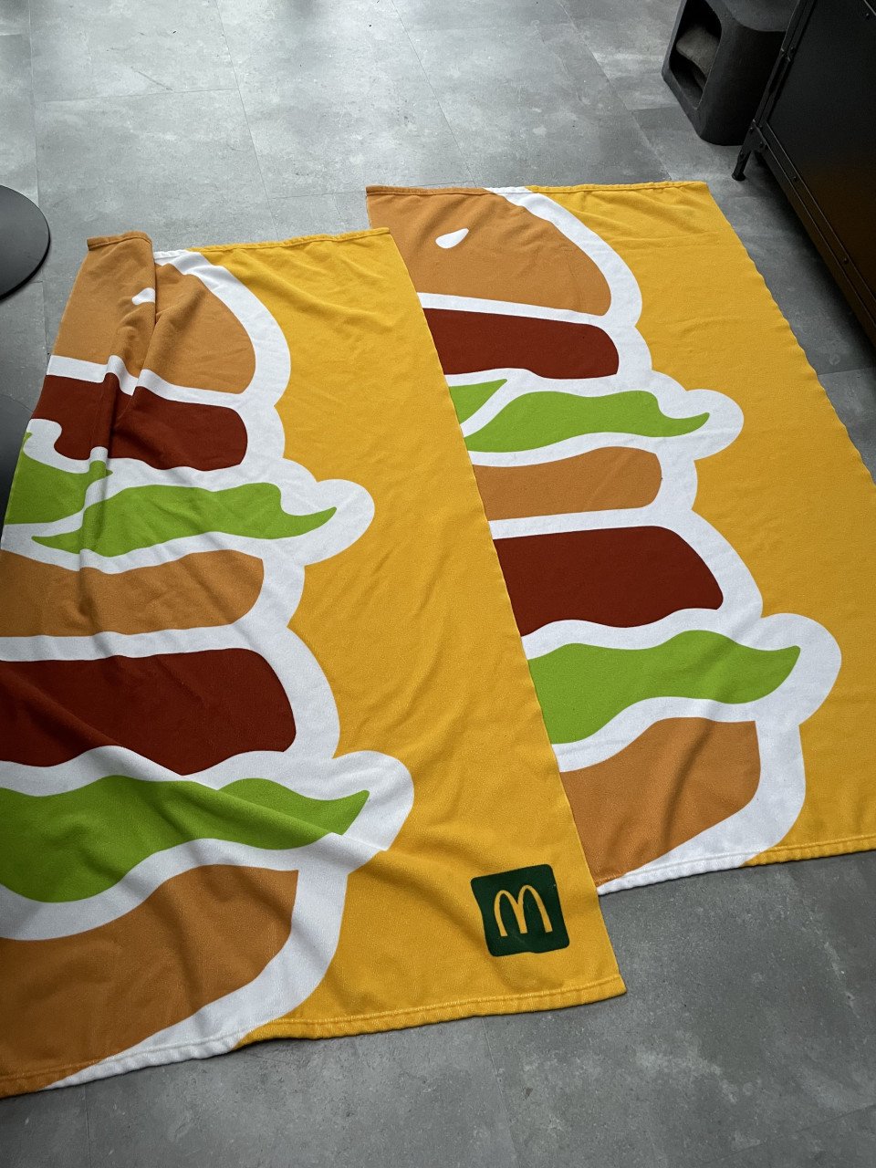 4 gratis McDonalds badhanddoeken