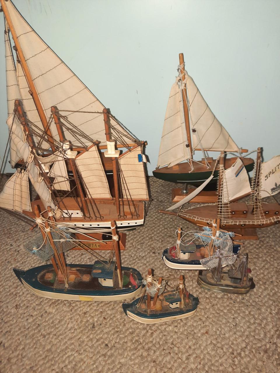 Partij model zeilbootjes