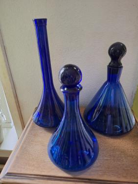 3 Vintage karaffen