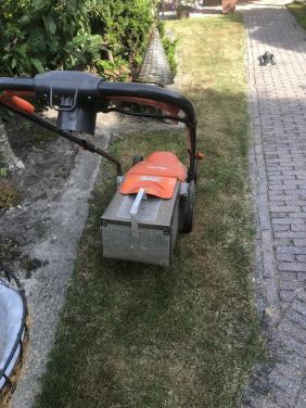 Elektrische grasmaaier en grastrimmer