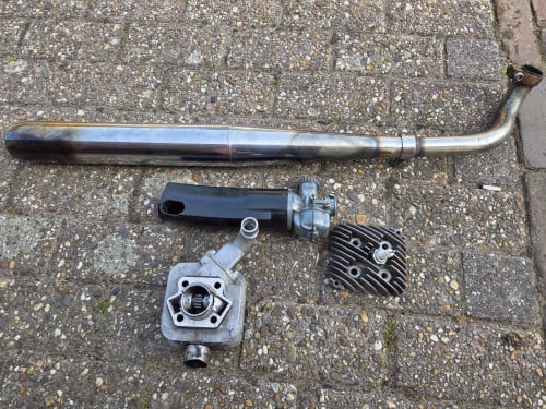 Kreidler 50cc snel bing 18mm compleet set