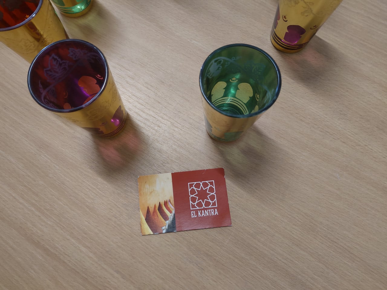 Marokkaanse theeset theeservies