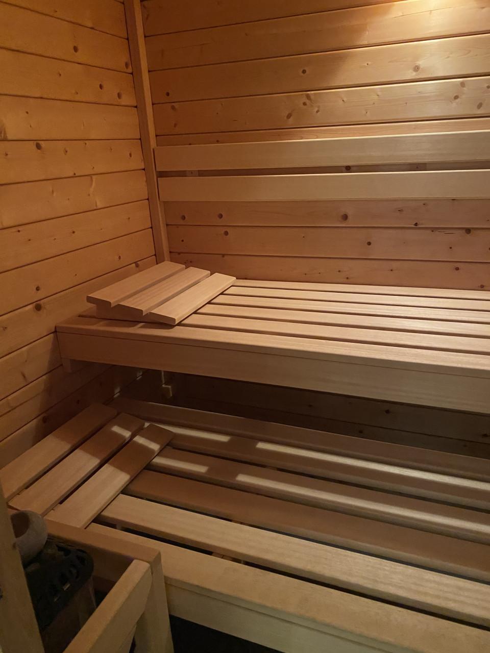 Finse saunacabine 2.00 X 1.50 m