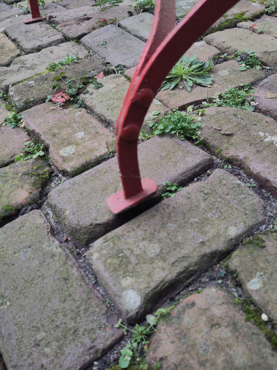 Metalen FRAME voor oude TUINBANK gratis