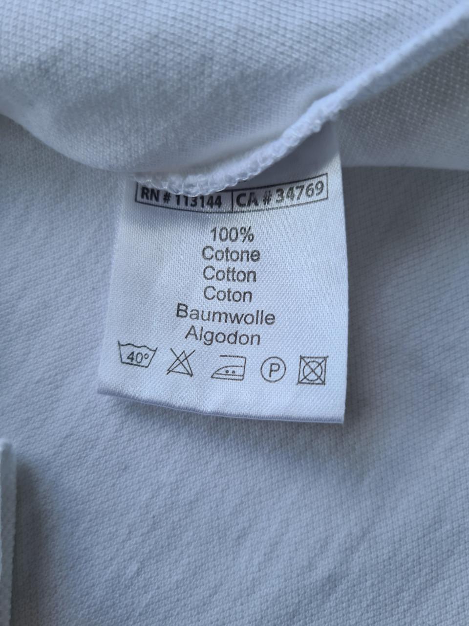 Nieuw witte Polo shirt van Kappa Maat XL