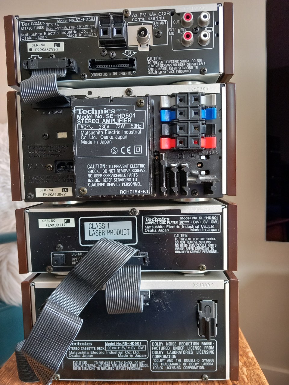 Stereo set