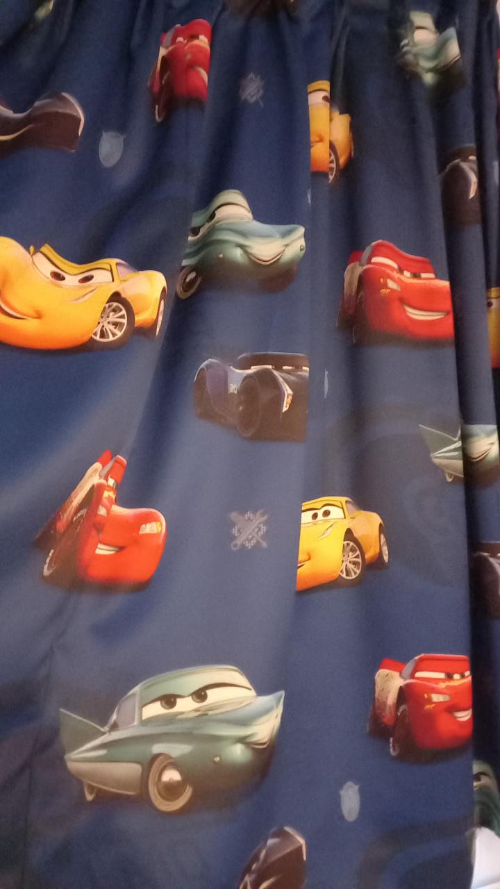 Kindergordijn cars