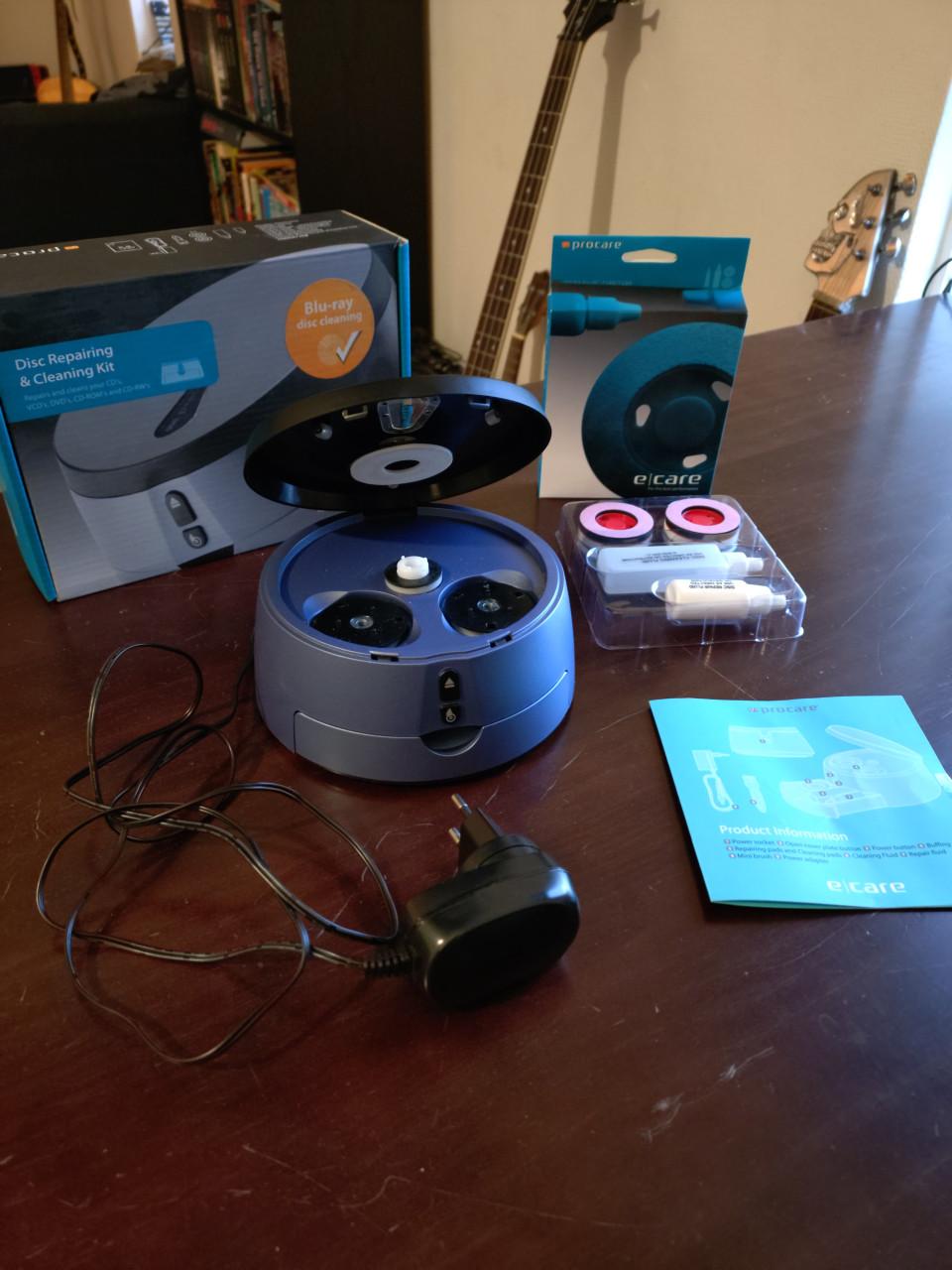 CD / DVD / Blu-ray / Gamedisk reparatie en schoonmaak kit