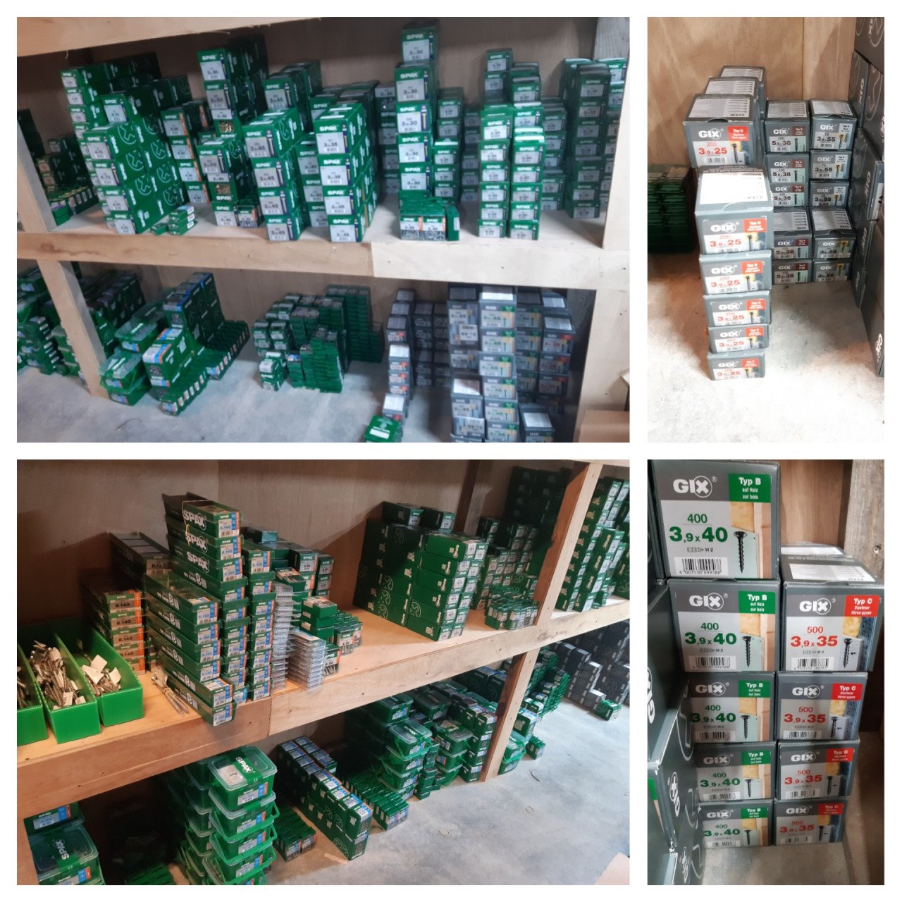 Schroeven 60% korting