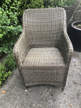 Tuintafel met 6 stoelen