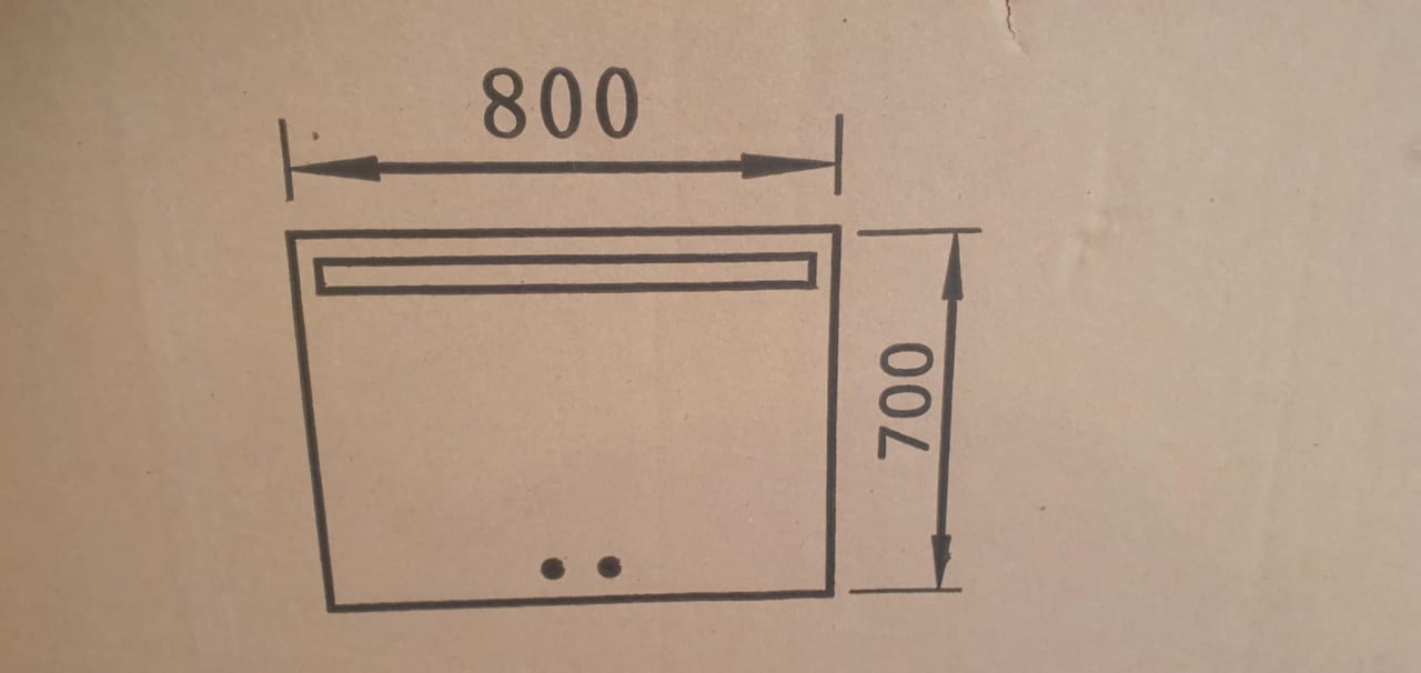 Badkamerspiegel met led