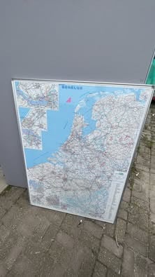 Landkaart Benelux
