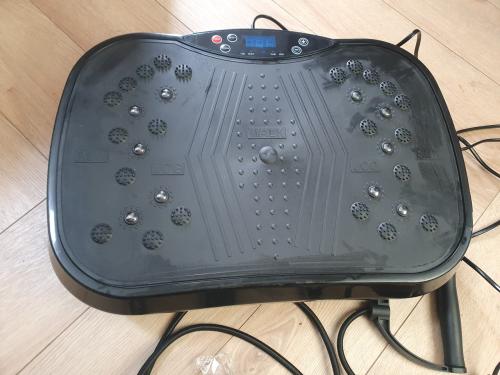Trilplaat fitness • vibration plate • afstandsbediening & weerstandsbanden