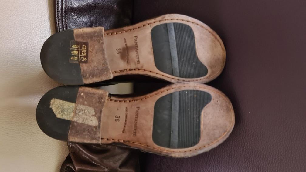 PANTANETTI: Als nieuwe hoge laarzen donkerbruin maat 36