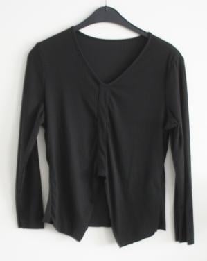 Zwart shirt maat l