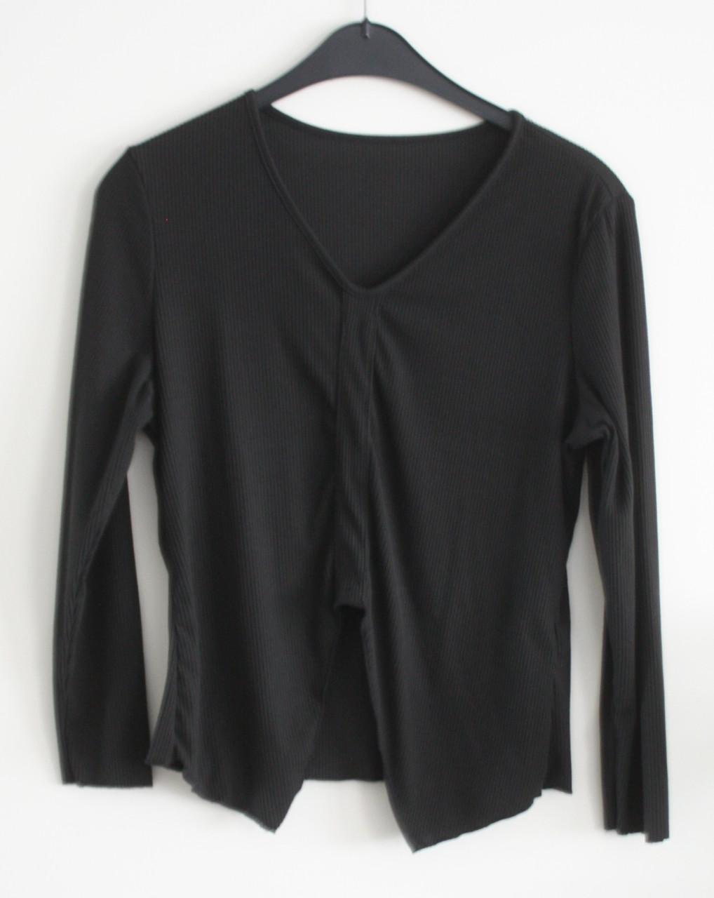 Zwart shirt maat l