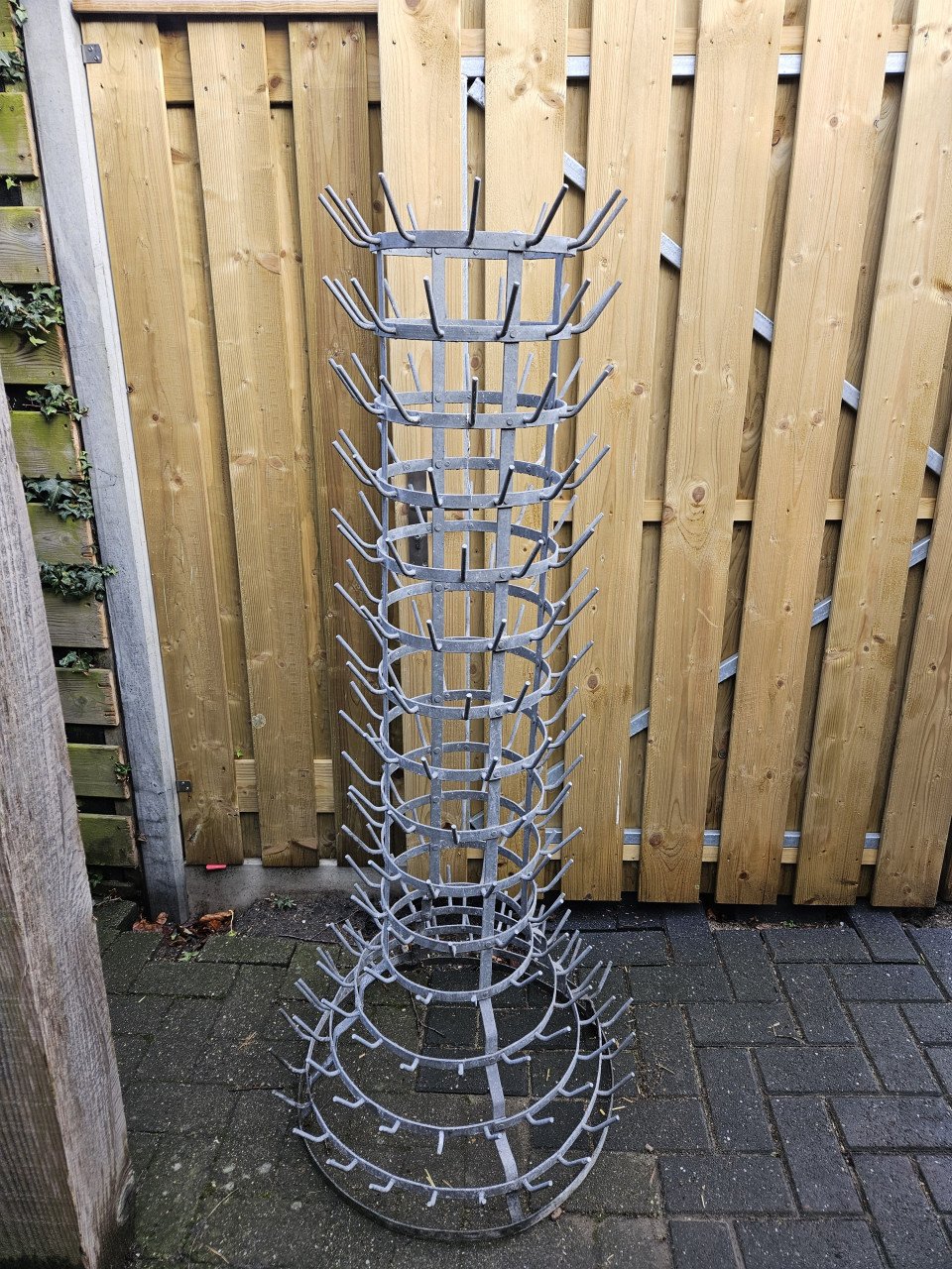 Brocant Frans flessenrek