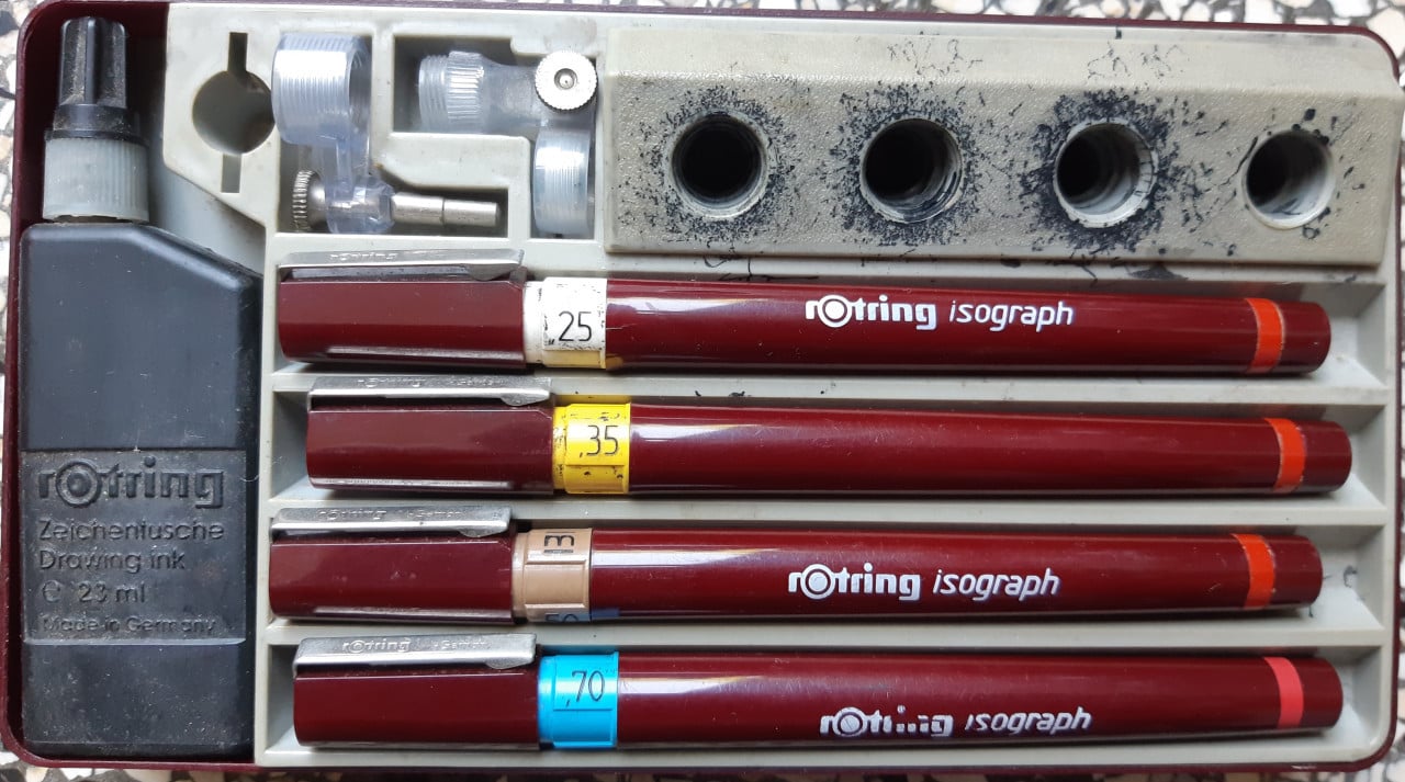 ROTRING Isograph Tekenpennen