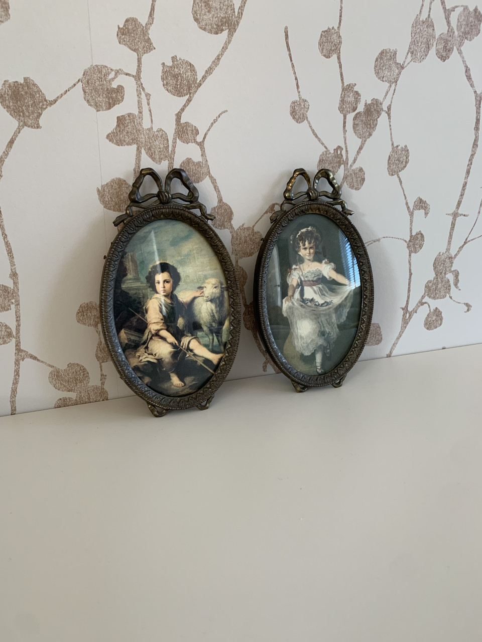 ✨Twee Prachtige Sfeervolle Antieke Fotolijstjes uit Italië✨