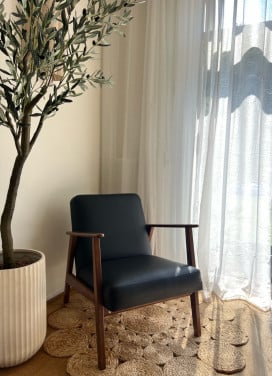 EKENÄSET Fauteuil, Jonsbyn zwart